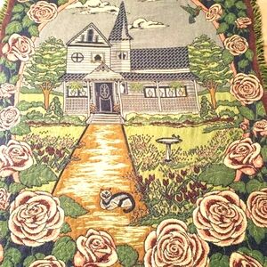 🖤3/$15 Throw 68"x46", Like New